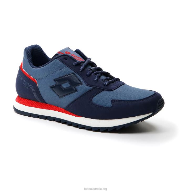 Men Lotto 204N70 China Blue/Dress Blue Runner \'95 Amf