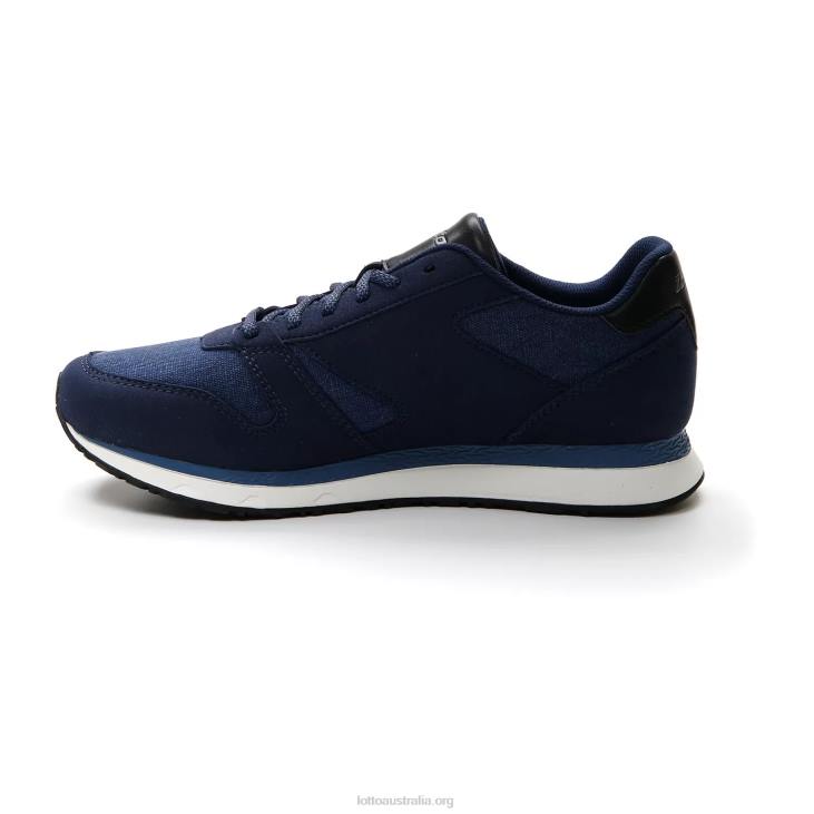 Men Lotto 204N82 Dress Blue/All Black Trainer Amf Xix Cvs