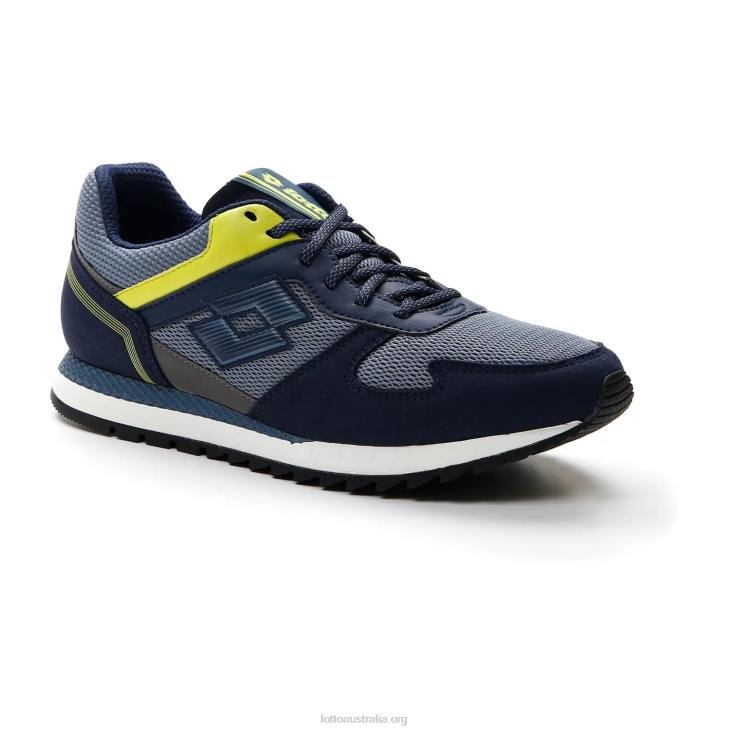 Men Lotto 204N83 Blue Mirage/Dress Blue Runner Plus \'95 Amf V