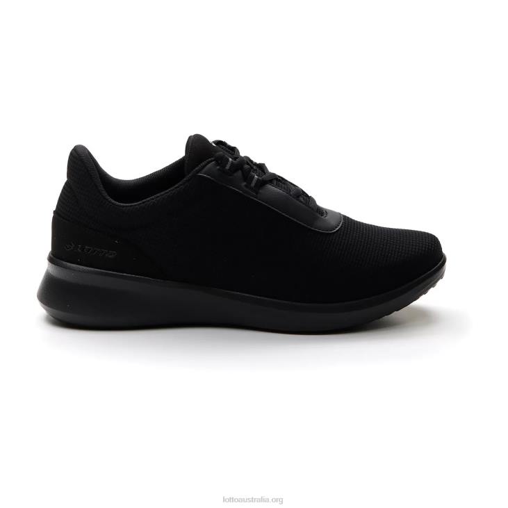 Men Lotto 204N88 All Black Verso Amf 2