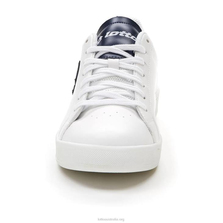 Men Lotto 204N91 All White/Dress Blue 1973 Evo IV