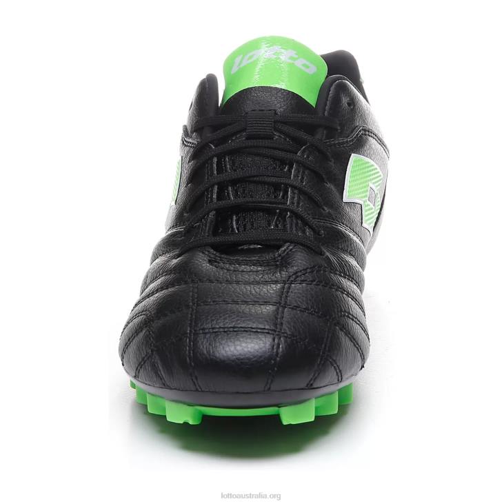 Men Lotto 204N148 All Black/Spring Green Stadio 300 II Agm