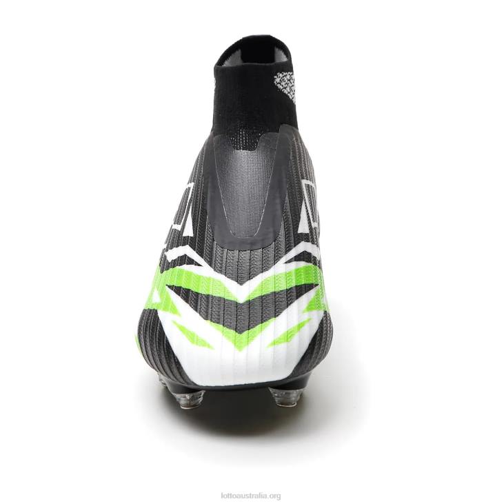 Men Lotto 204N150 All Black/All White/Spring Green Solista 100 VI Gravity Sgx