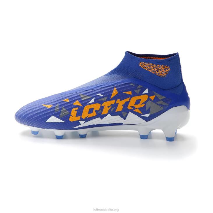 Men Lotto 204N151 Amparo Blue/All White/Orange Beat Solista 100 IV Gravity Fg