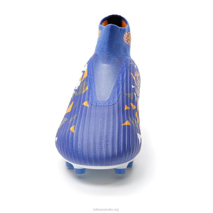 Men Lotto 204N151 Amparo Blue/All White/Orange Beat Solista 100 IV Gravity Fg