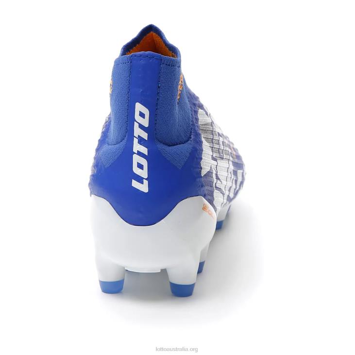 Men Lotto 204N151 Amparo Blue/All White/Orange Beat Solista 100 IV Gravity Fg