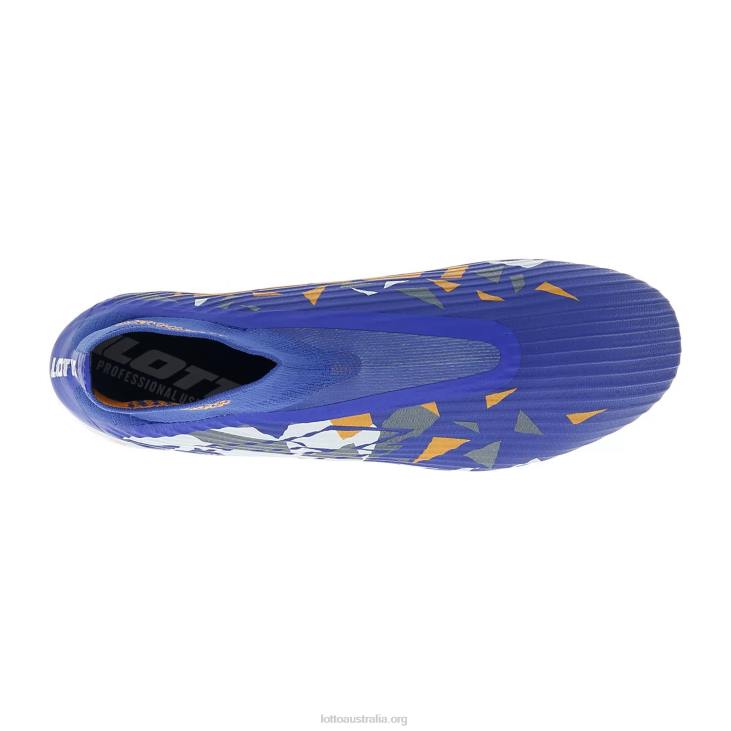 Men Lotto 204N151 Amparo Blue/All White/Orange Beat Solista 100 IV Gravity Fg