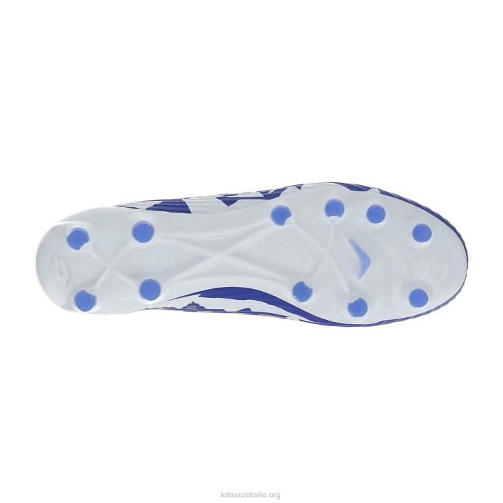 Men Lotto 204N151 Amparo Blue/All White/Orange Beat Solista 100 IV Gravity Fg