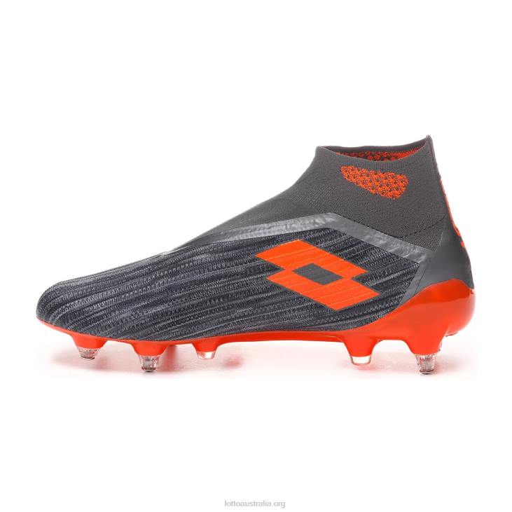 Men Lotto 204N154 Cool Gray/Orange Fluo/Gravity Titan Solista 100 III Gravity Sgx