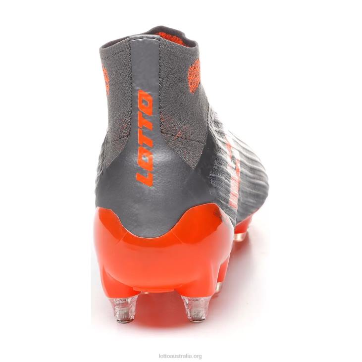 Men Lotto 204N154 Cool Gray/Orange Fluo/Gravity Titan Solista 100 III Gravity Sgx