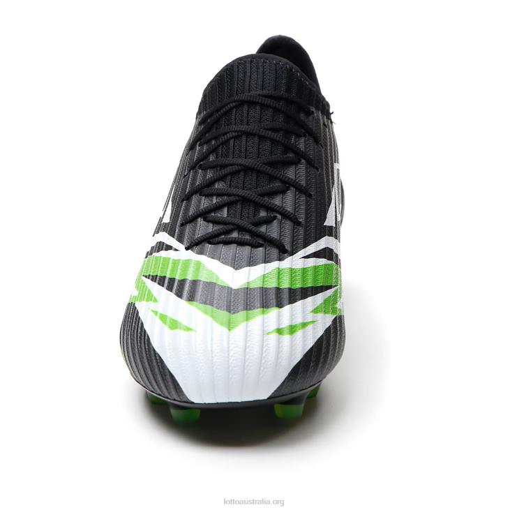 Men Lotto 204N155 All Black/All White/Spring Green Solista 200 VI Fg