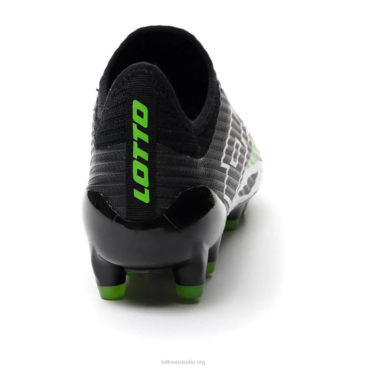 Men Lotto 204N155 All Black/All White/Spring Green Solista 200 VI Fg