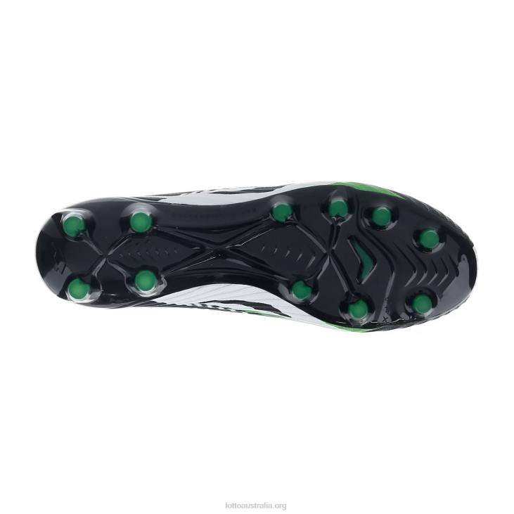 Men Lotto 204N155 All Black/All White/Spring Green Solista 200 VI Fg