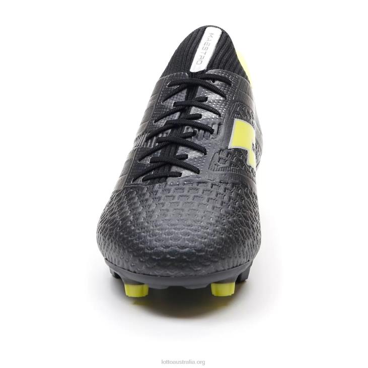 Men Lotto 204N159 All Black/Acacia Green Maestro 100 IV Fg