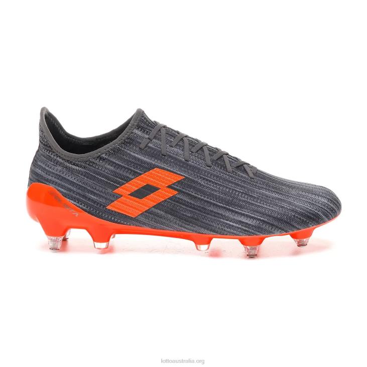 Men Lotto 204N169 Cool Gray/Orange Fluo/Gravity Titan Solista 200 III Sgx