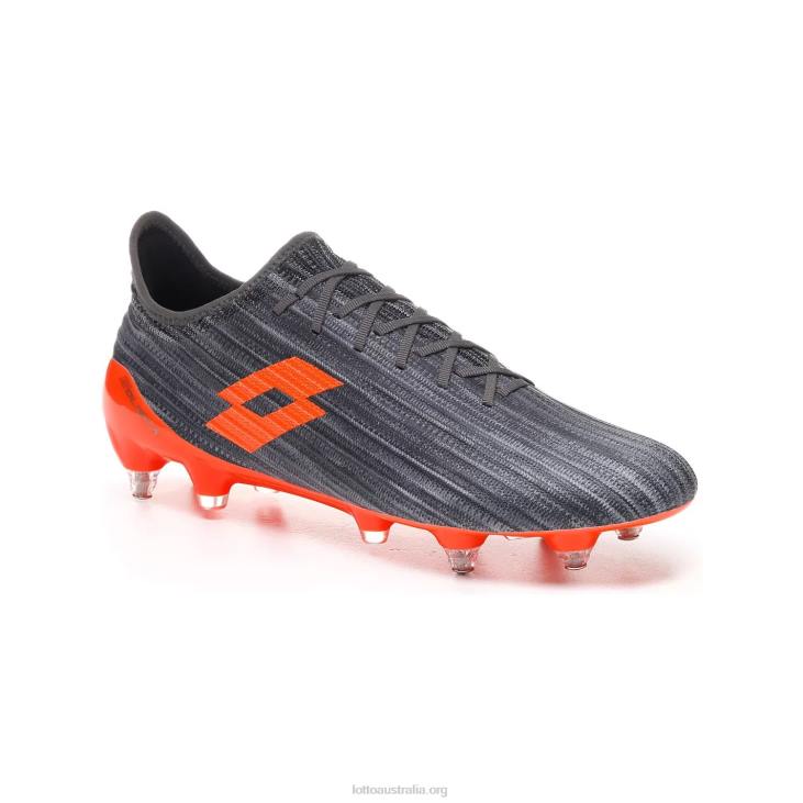 Men Lotto 204N169 Cool Gray/Orange Fluo/Gravity Titan Solista 200 III Sgx