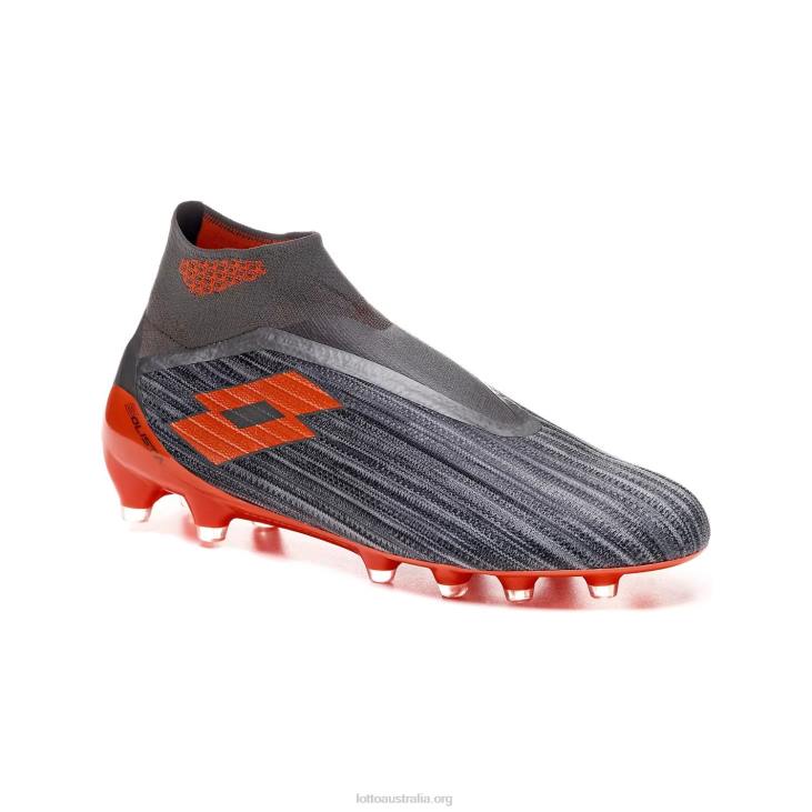 Men Lotto 204N170 Cool Gray/Orange Fluo/Gravity Titan Solista 100 III Gravity Fg
