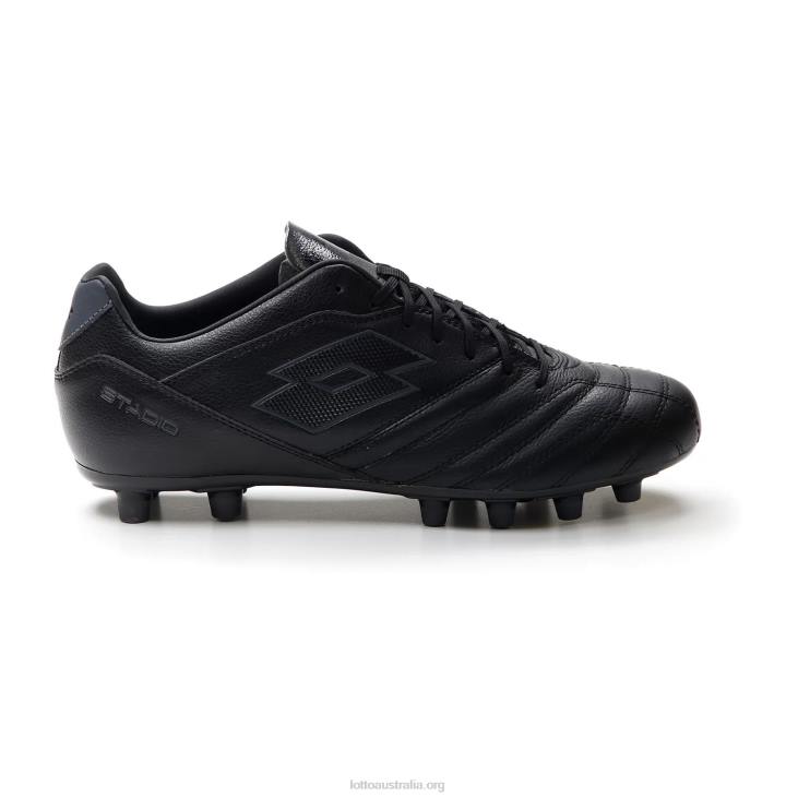 Men Lotto 204N172 All Black/Asphalt Stadio 300 III Fg
