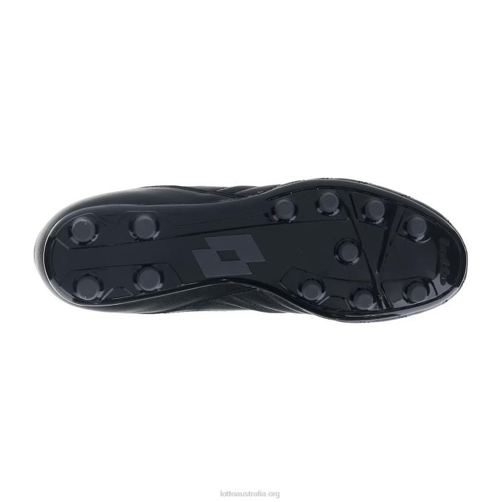 Men Lotto 204N172 All Black/Asphalt Stadio 300 III Fg