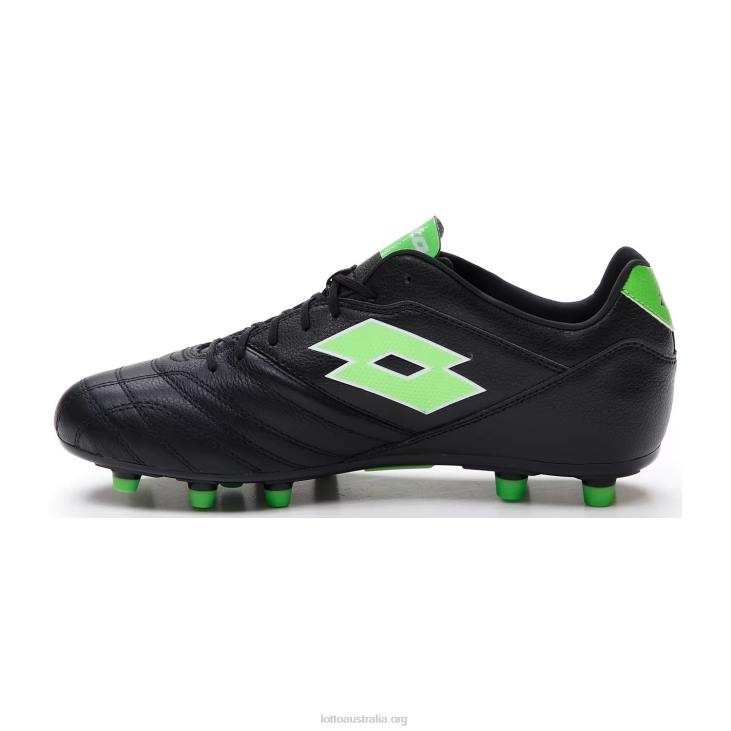 Men Lotto 204N173 All Black/Spring Green Stadio 300 III Fg
