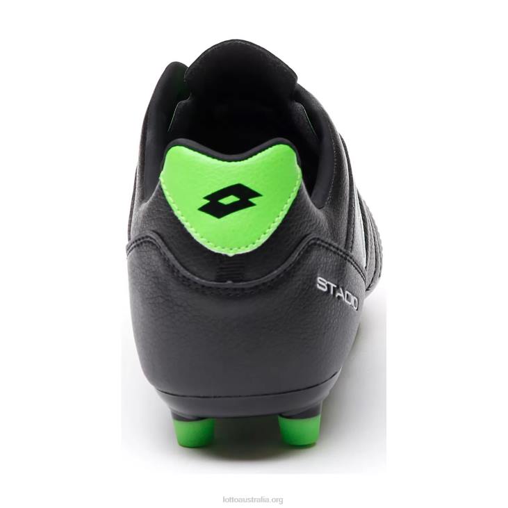 Men Lotto 204N173 All Black/Spring Green Stadio 300 III Fg