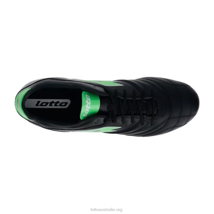 Men Lotto 204N173 All Black/Spring Green Stadio 300 III Fg