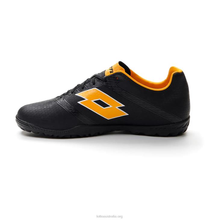 Men Lotto 204N181 All Black/Saffron Maestro 700 IV Tf