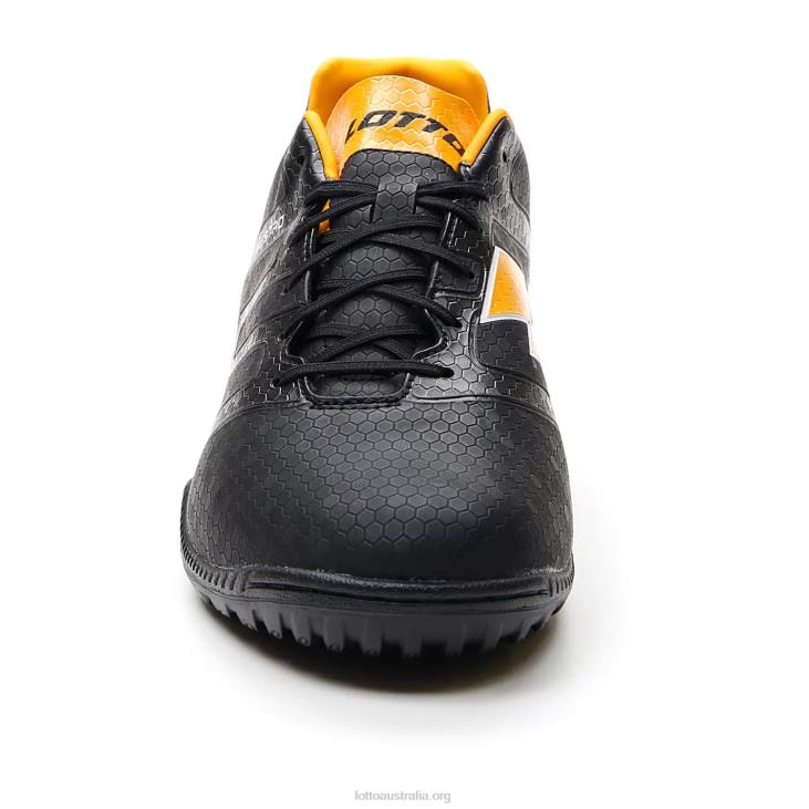 Men Lotto 204N181 All Black/Saffron Maestro 700 IV Tf
