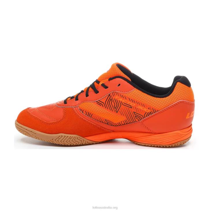 Men Lotto 204N185 Red Orange/All Black/Orange Fluo Tacto 300 V