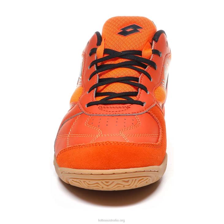 Men Lotto 204N185 Red Orange/All Black/Orange Fluo Tacto 300 V