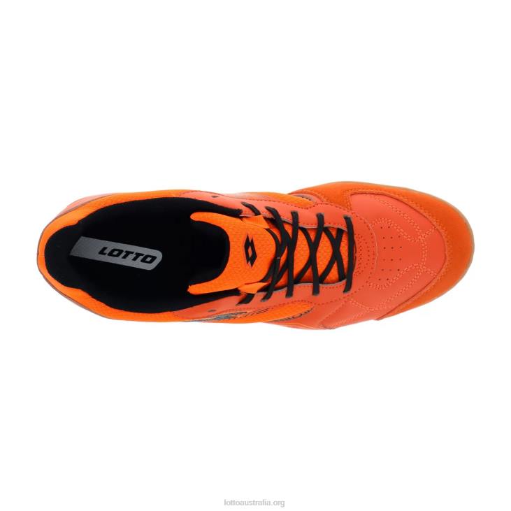 Men Lotto 204N185 Red Orange/All Black/Orange Fluo Tacto 300 V