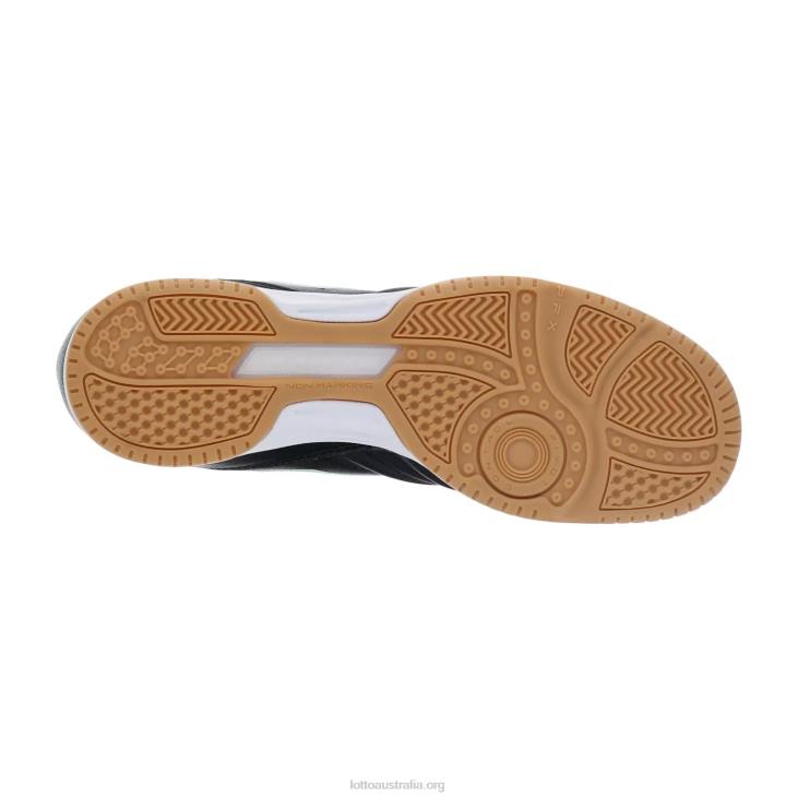 Men Lotto 204N188 All Black/Spring Green Stadio 300 II Id