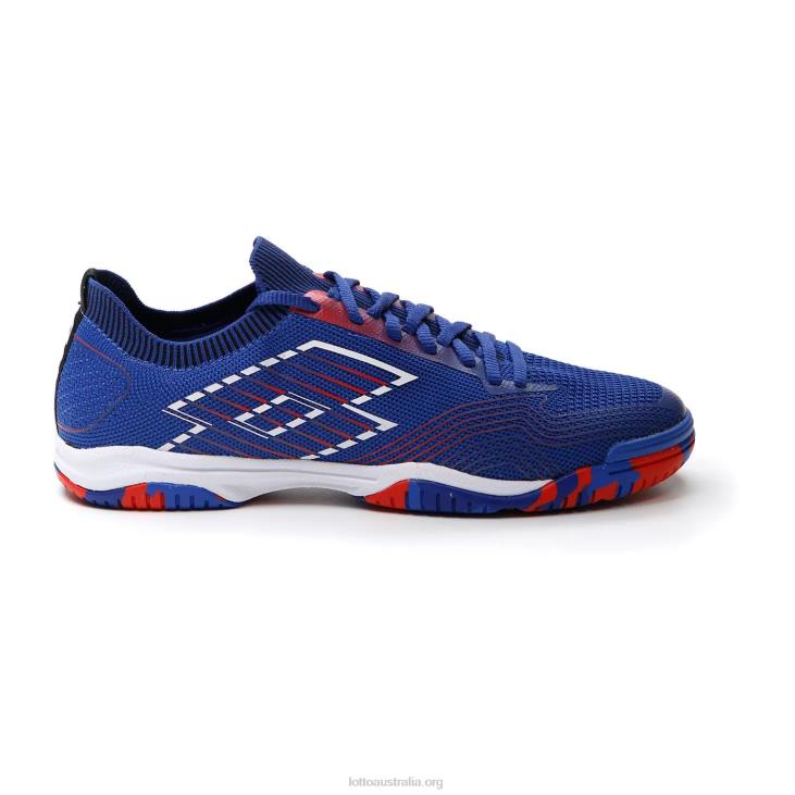 Men Lotto 204N194 Amparo Blue/All White/Cliff Red Tacto 250 Id