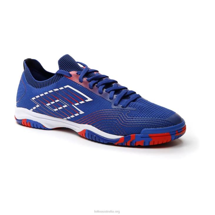 Men Lotto 204N194 Amparo Blue/All White/Cliff Red Tacto 250 Id