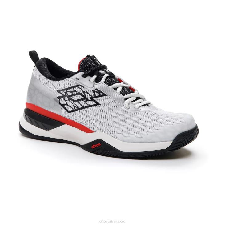 Men Lotto 204N100 All White/All Black/Flame Red Raptor Hyperpulse 100 Cly