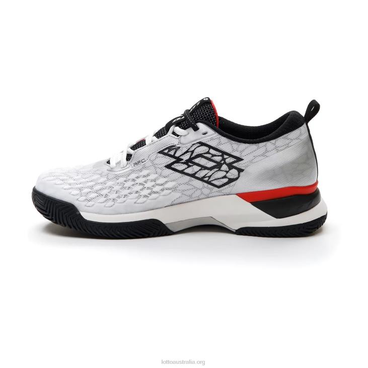 Men Lotto 204N100 All White/All Black/Flame Red Raptor Hyperpulse 100 Cly