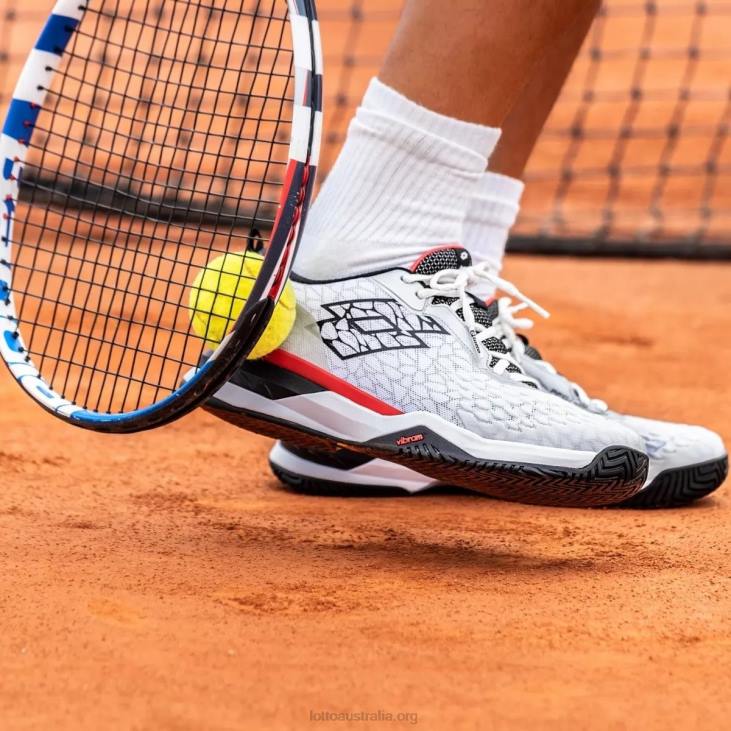 Men Lotto 204N100 All White/All Black/Flame Red Raptor Hyperpulse 100 Cly