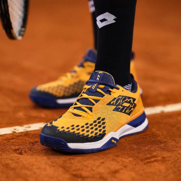 Men Lotto 204N102 Saffron/Sodalite Blue Raptor Hyperpulse 100 Cly