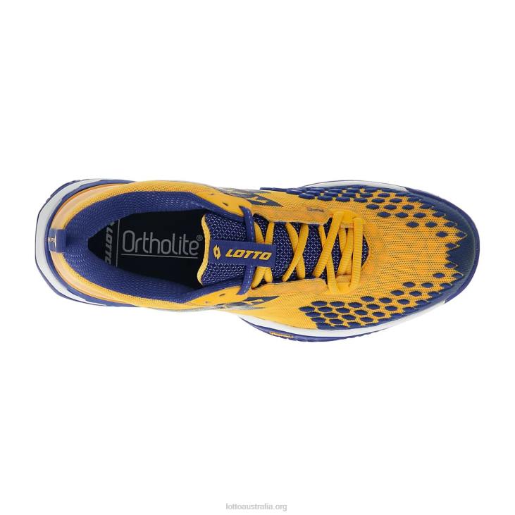 Men Lotto 204N105 Saffron/Sodalite Blue Raptor Hyperpulse 100 Spd