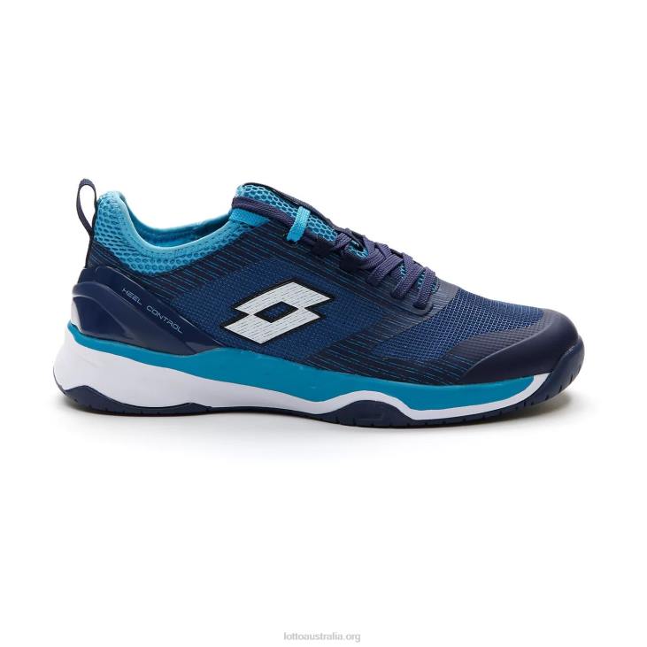 Men Lotto 204N113 Navy Blue/All White/Blue Bay Mirage 200 Spd
