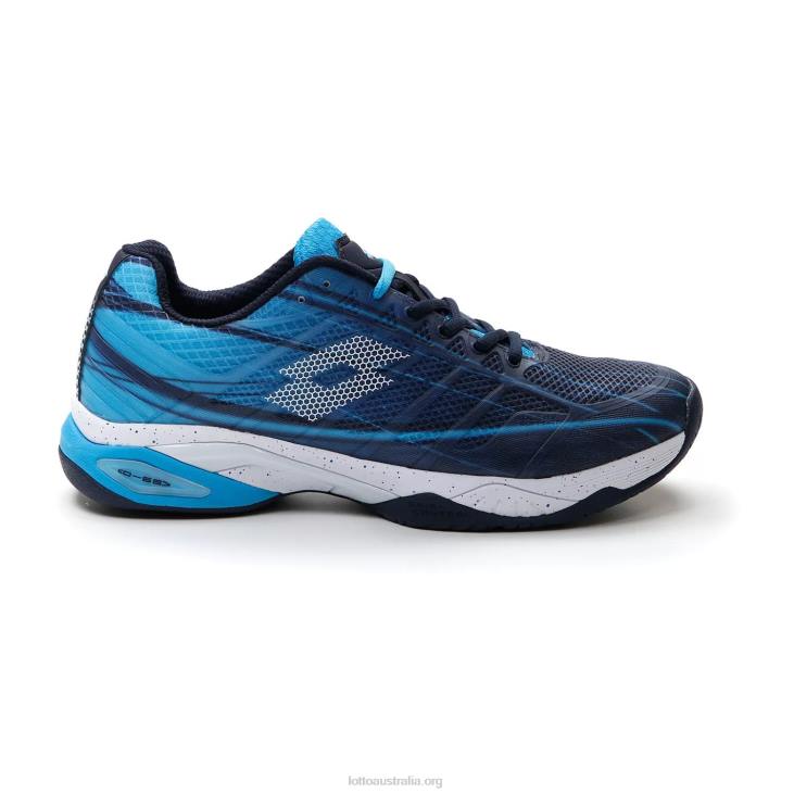 Men Lotto 204N120 Navy Blue/All White/Blue Ocean Mirage 300 Spd
