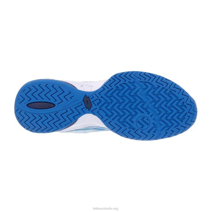 Men Lotto 204N121 Blue Bay/All White/Navy Blue Mirage 300 Spd