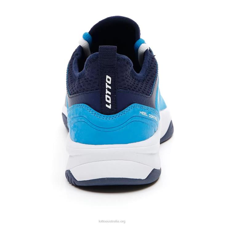 Men Lotto 204N125 Blue Bay/All White/Navy Blue Mirage 500 II Alr