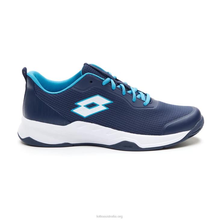 Men Lotto 204N129 Navy Blue/All White/Scuba Blue Mirage 600 Alr