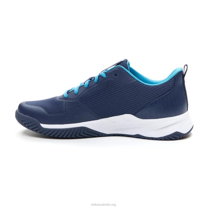 Men Lotto 204N129 Navy Blue/All White/Scuba Blue Mirage 600 Alr