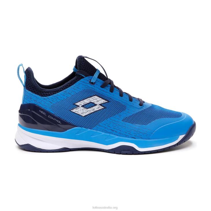 Men Lotto 204N130 Diva Blue/All White/Navy Blue Mirage 200 Spd