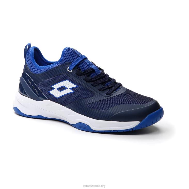 Men Lotto 204N137 Navy Blue/All White/Pacific Blue Mirage 200 Spd