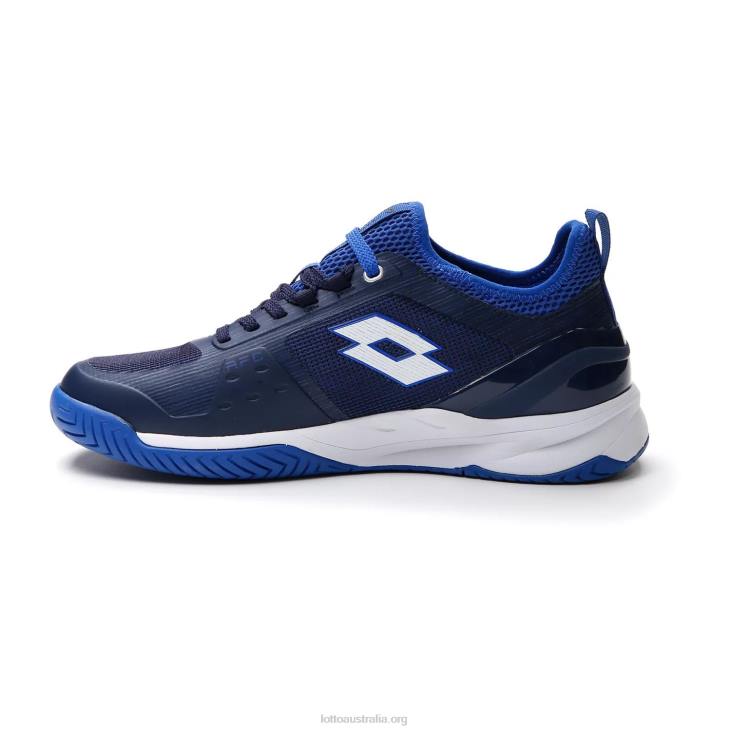 Men Lotto 204N137 Navy Blue/All White/Pacific Blue Mirage 200 Spd