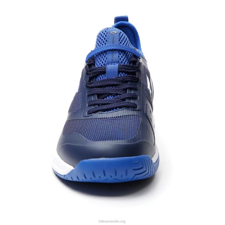 Men Lotto 204N137 Navy Blue/All White/Pacific Blue Mirage 200 Spd