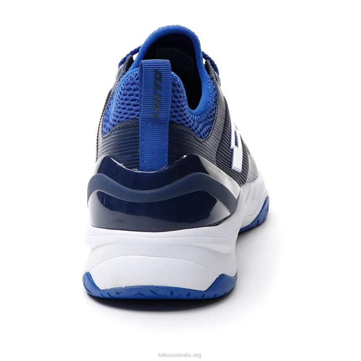 Men Lotto 204N137 Navy Blue/All White/Pacific Blue Mirage 200 Spd